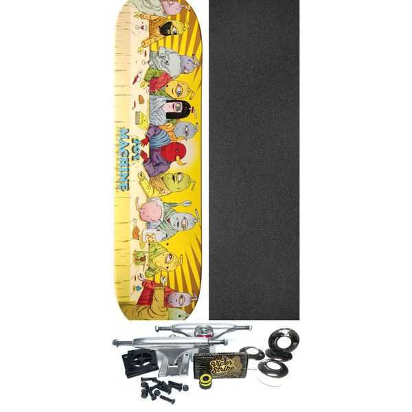 Toy Machine Skateboards Last Supper Skateboard Deck - 8" x 32.25" - Complete Skateboard Bundle